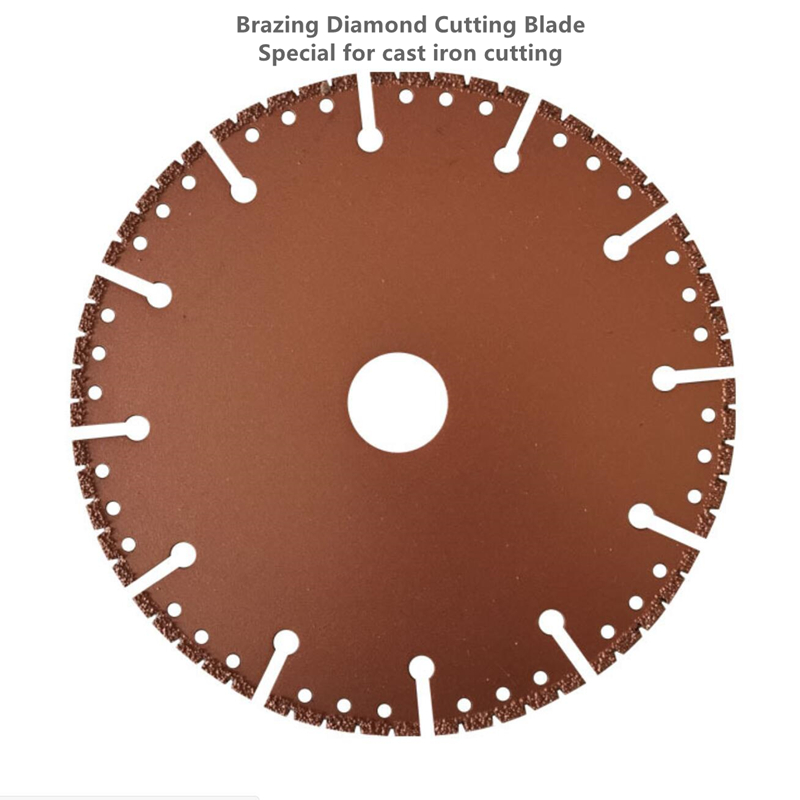 400mm Vacuum Brazed Diamond Blades For Cast Iron Cutting