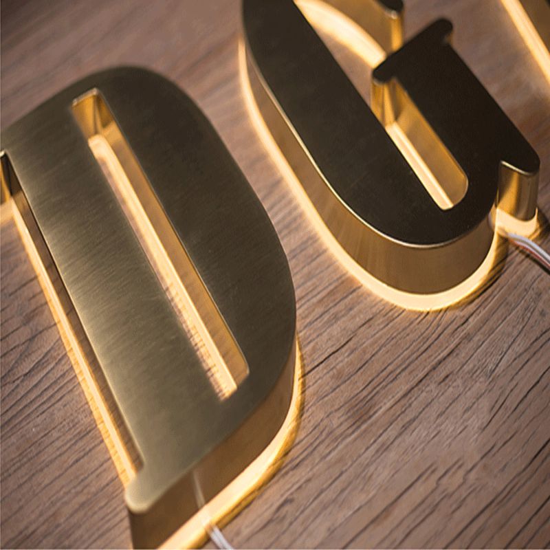Led Light Sign Edge Lit Signs Backlight