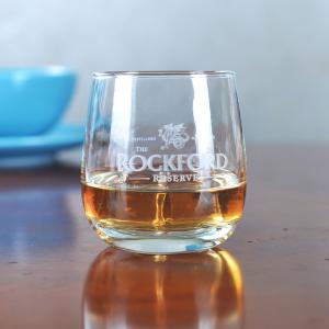 China Rockford India Reserve Whisky Promotional Drinking Glasses 12oz With Thickened Rim wholesale