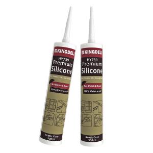 China Quick Dry Acetic Multipurpose General Purpose Glass Glue Weatherproof Silicone wholesale