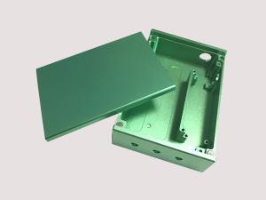 China Bright Green Extruded Aluminum Enclosures Digital Shell Polishing Surface wholesale
