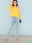 Asymmetrical Sleeve Blouse for Women