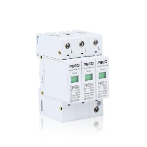 China Standard Rail 35mm 3P AC275V SPD Surge Protective Device wholesale