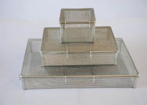 China Food Grade 304 Stainless Steel Wire Mesh Tray Medical Basket wholesale