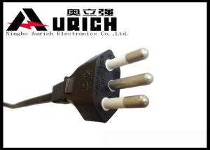 China Brazil Inmetro 3 Prong TV Power Cord With Standard Copper Conductor Customized wholesale