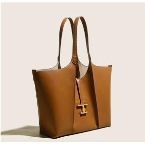 Commuter Ladies Tote Handbag 30cm Brown Leather Tote Purse
