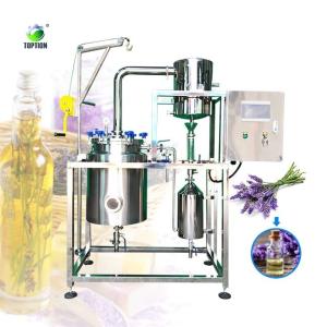 China TOPTION Essential Oil Extractor Stainless Steel Botanical Extraction Equipment wholesale