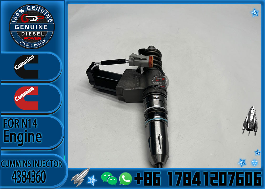 Construction Machinery Parts Fuel Injector For N14 Diesel 3411759 4384360 3411762 4307516N For CUMMINS Diesel Engine