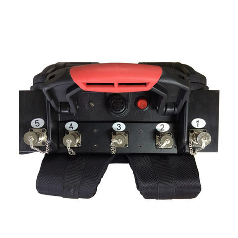 Man Pack VHF UHF Mobile Phone Signal Jammer/WiFi /GPS L1,130W Max 5 Bands,1-2 Hours Built-in Battery