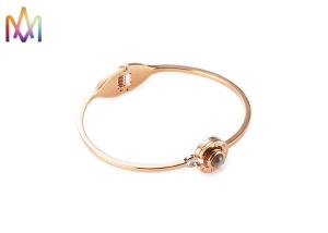 China 100 Languages Engraving SS316 Womens Engraved Bracelets wholesale