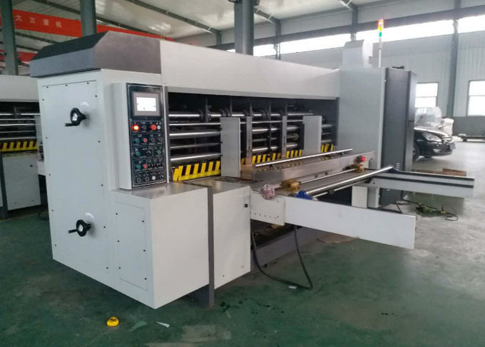 Lead Edge Automatic Flexo Printer Slotter Machine Computer Control 120 Pcs / Min
