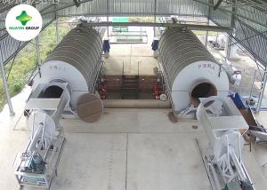 China 20 Ton Small Pyrolysis Plant Huayin Tyre Recycling To Diesel wholesale