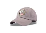 Grey Embroidered Low Profile Baseball Cap , Girls Flexfit Baseball Hats