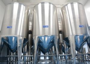 China Cosmetic SUS304 Round Bottom Pharmaceutical Storage Tank 50000L wholesale