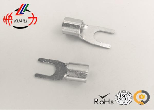 SNB Fork Copper Naked Electric Meter Non Insulated Wire Terminals Locking AWG 14