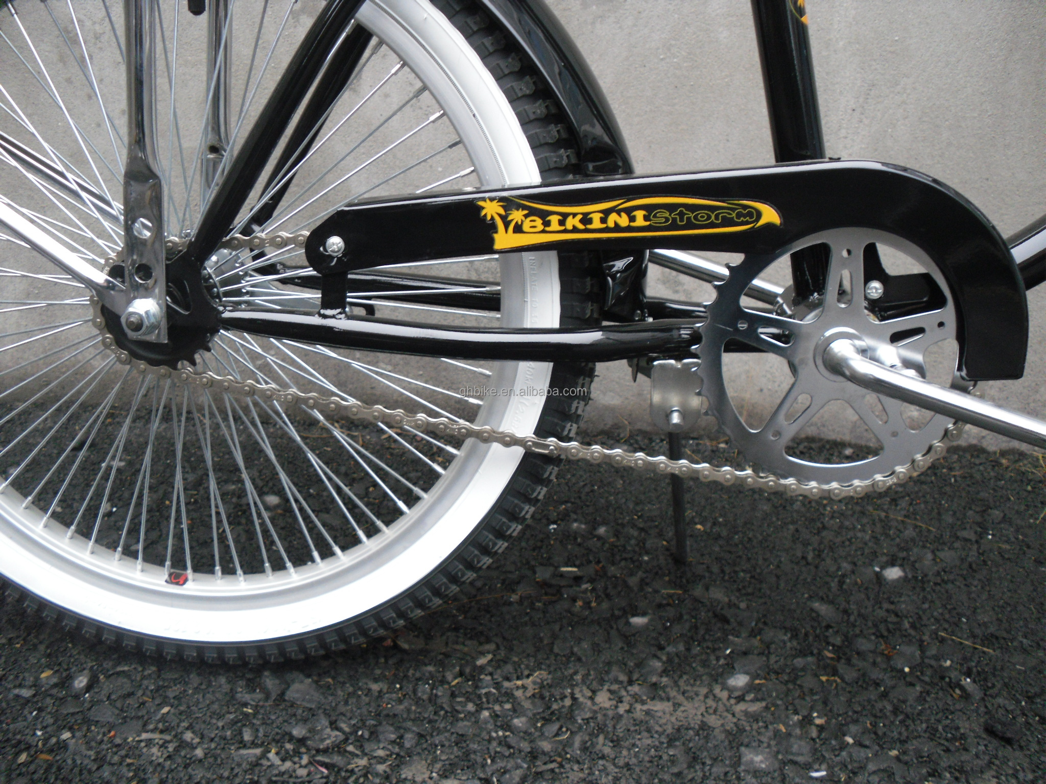 Steel Frame 20 inch Beach Cruiser CE Single Speed Coaster Brake Lowrider Bicycle 15KG