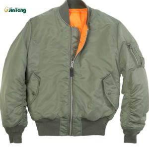 China Nylon Flight MA-1 Bomber Jacket Military Garments Reversible wholesale