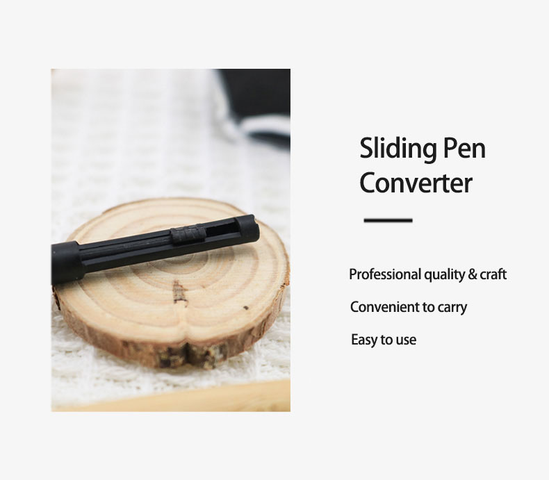 Natural Color Creative Stationery Bamboo Barrel Pen Style Convenient Brush Pen