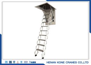 China Thickening Titanium Magnesium Alloy ODM Telescopic Loft Ladder wholesale