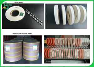 China 60GSM Black Colored Slitted Paper For Making Food Grade Paper Straw wholesale