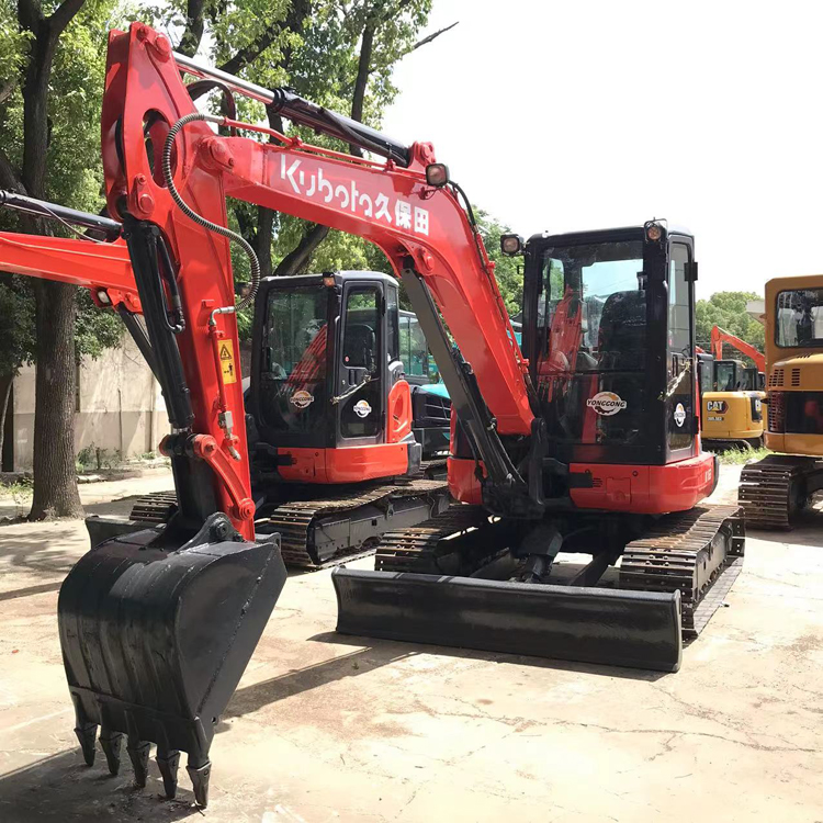 6 Ton Used Kubota KX163-5 Mini Excavator with 0-2000 Working Hours in Shanghai Stock
