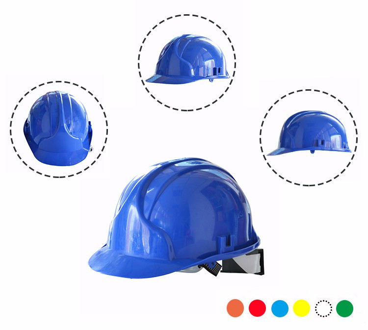 CE ABS/PE Custom Rescue Safety Helmet Inner points six point suspension 52*46*68CM