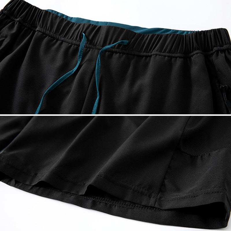 Men's invisible zipper mesh breathable machined custom beach pants