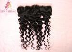 Virgin Indian Hair 13x4 Lace Frontal No Tangle Loose Wave Silky Swiss Lace