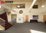 Versatile Steel Frame Multi Storey Buildings Community Steel Building Constructi