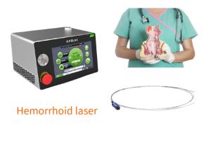 China Dual Wavelength Laser Therapy Machine 980nm 1470nm Hemorrhoid Removal wholesale
