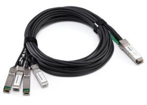 China 40GbE QSFP+ 40G SFP+ Twinax Copper Cable / qsfp to sfp breakout cable wholesale