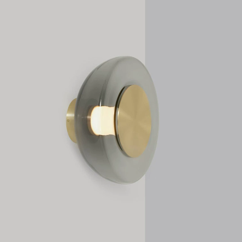 Postmodern Nordic Simple Wall Lamp Creative Hotel Bedroom Glass LED Wall Lamp