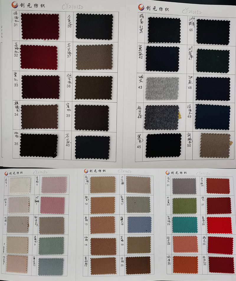 Dyed Pattern Thermal Woven 100% Wool Fabric For Coat Medium Weight