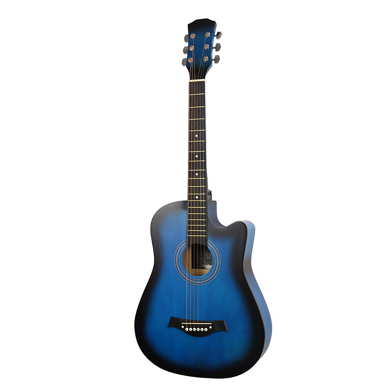 China Guitars for Sale 6 String 38 inch Acoustic Guitar 40" Advancing Student Cutaway Acoustic Electric Guitar(AF238CE)