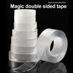 Kitchen Reusable Double Sided Nano Adhesive Tape 1m 2m 3m