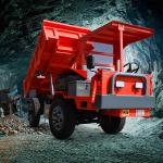 Wheeled Underground Dump Truck 3 Ton 63HP 4x4 Dumper Truck For Tight Spaces