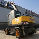 ZHONGMEI Excavator 35KM/h Big Digger 7 Tone Large Wheeled Excavator With CE