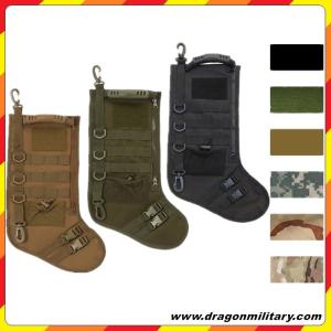 China Hot sale new Christmas Tactical Stocking with molle wholesale