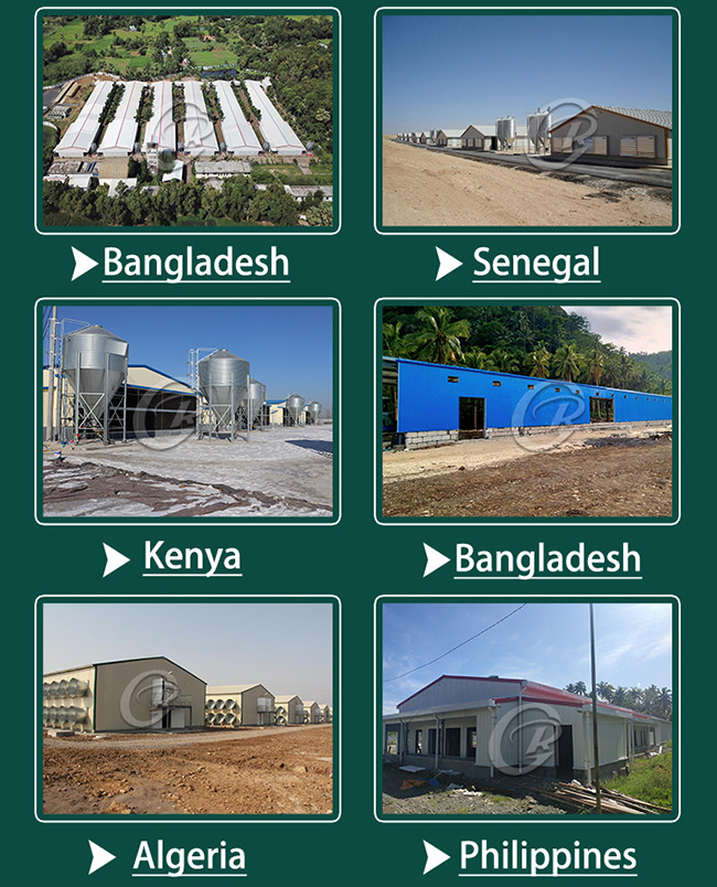 Modern Prefabricated Steel Structure Farm House With Light Sandwich Panel
