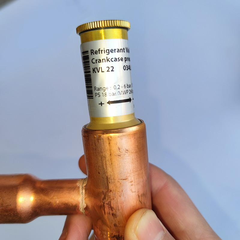 kvl22 refrigeration cpr valve 034l0045 9/8in 7/8in x 7/8in Solder, ODF 22mm x 22mm from Danfoss, made in POLAND