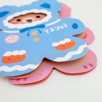 Instagram Cartoon Bear Birthday Card Creative Cute Matte Lamination