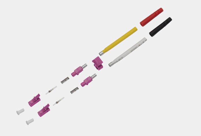 700 SM LC Duplex Connector High Return Loss Low Insertion Loss