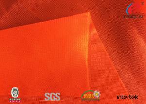 China Uniform Workwear Fluorescent Material Fabric Warp Knitting EN20471 Anti Pilling wholesale