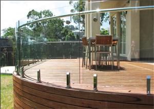 China Australia Standard Frameless Glass Clamp Railing System Flooring Mounted wholesale