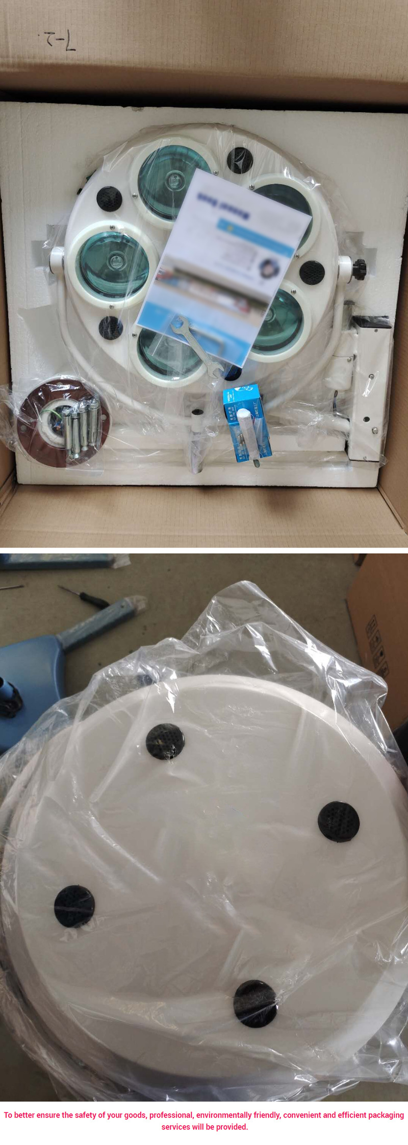 Mobile portable color temperature adjustable Surgical Lamp Operating Light veterinary pet use