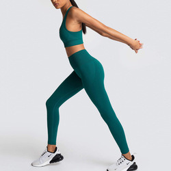 Ropa Deportiva Mujer Custom Logo Workout Wear Suit Women Sportswear Set Activewear High Waist Seamless Fitness Yoga Sets Women