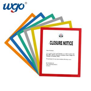 China A4 Restickable Picture Frames PVC Wall Mount Picture Frame SGS Approved wholesale