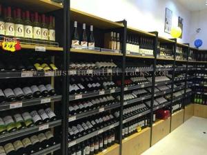 China Wine Display Rack Light Duty Shelving Wall Mounted 1200mm * 400mm * 2200mm wholesale