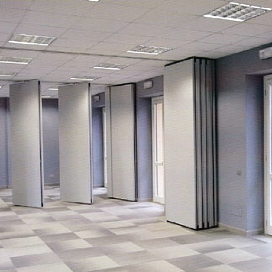 Sound Absorbing Hotel Movable Wooden Wall Dividers 2000 - 6000mm Height
