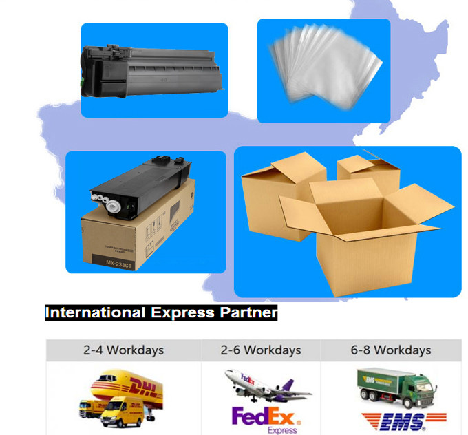 AR - 6020 MX - 238FT Sharp Copier Toner and Printer Ink with chip MX238